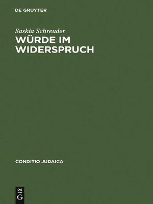 cover image of Würde im Widerspruch
